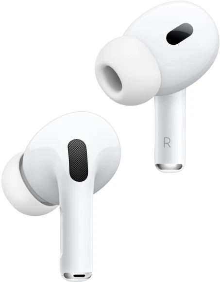 Гарнитура внутриканальные Apple AirPods Pro 2 2023 USB-C A3047/A3048/A2968 белый беспроводные bluetooth в ушной раковине (MTJV3LL/A)