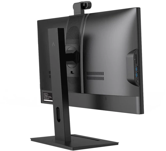 Моноблок Digma Pro Vision 23.8" Full HD Ryzen 5 5500U (2.1) 8Gb SSD256Gb RGr CR Windows 11 Pro Eth WiFi BT 90W клавиатура мышь Cam черный 1920x1080