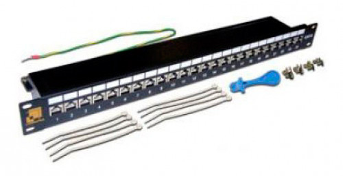 Патч-панель Lanmaster LAN-PPI24U6 19" 1U 24xRJ45 кат.6 UTP