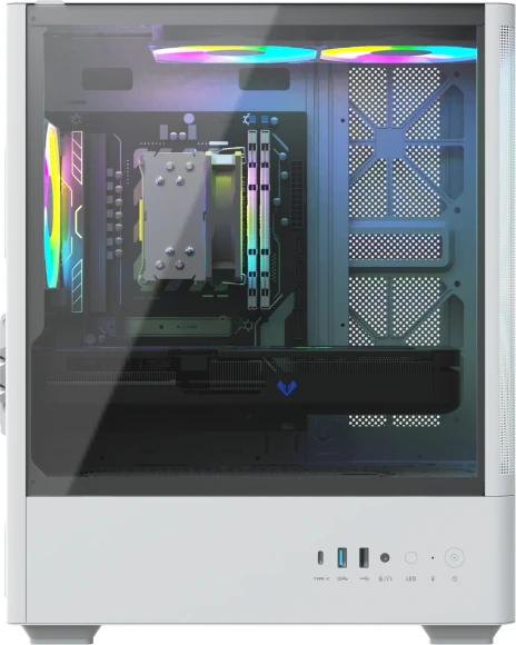 ПК Teclast G03 Ryzen 7 7700 (3.8) 32Gb SSD1Tb RTX5060TI 8Gb Windows 11 Pro GbitEth WiFi BT 500W белый (G03 770032G1T5060T8WKRU)