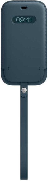 Чехол (футляр) Apple для Apple iPhone 12/12 Pro Leather Sleeve with MagSafe синий балтийский (MHYD3ZE/A)