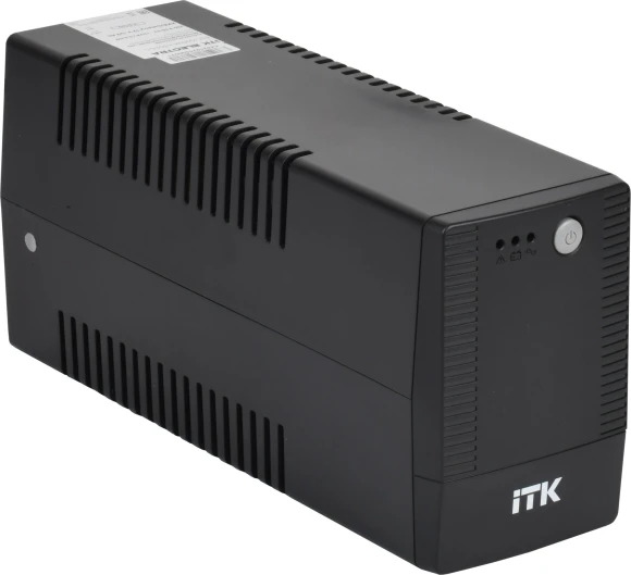 Источник бесперебойного питания ITK Electra EST-1000VA-1-001-S-L 600Вт 1000ВА черный