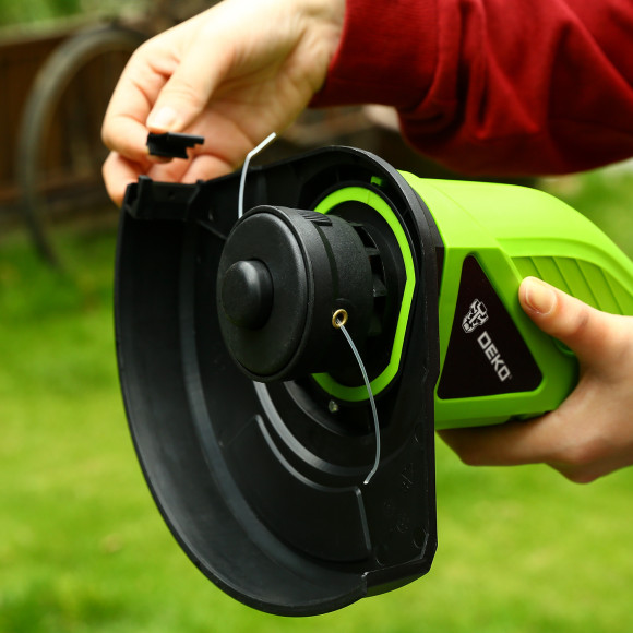 Триммер электрический Deko DKTR550 550Вт неразбор.штан. реж.эл.:леска Триммер электрический Deko DKTR550 550Вт неразбор.штан. реж.эл.:леска