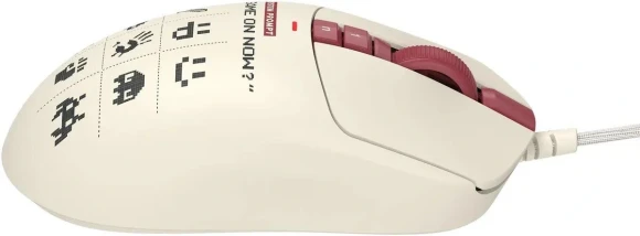 Мышь A4Tech Bloody R72 Ultra Duo белый/красный оптическая 20000dpi беспров. USB/USB-C 7but (R72 ULTRA DUO PIXELS RED)