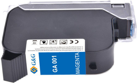 Картридж струйный G&G GA-001M пурп.пигм. (42мл) для G&G GG-HH1001 с чипом