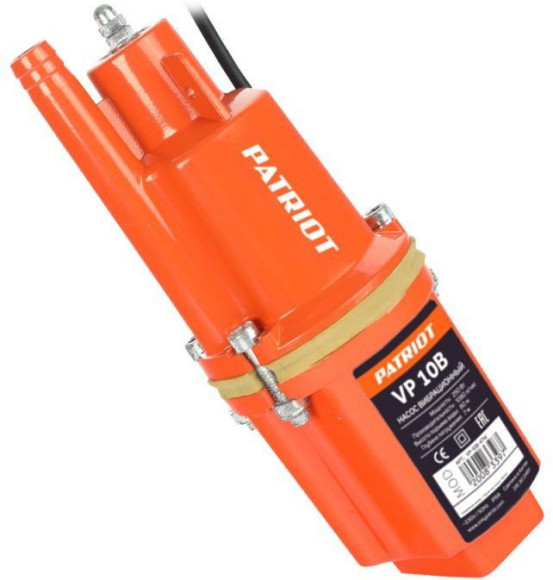 Насос колодезный Patriot VP-24В 250Вт 1080л/час вибрационный (315302491) Насос колодезный Patriot VP-24В 250Вт 1080л/час вибрационный (315302491)