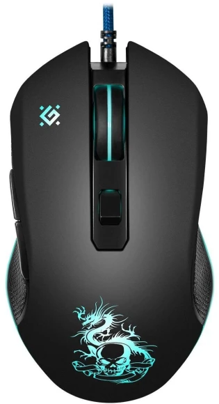 Мышь Defender Cyber MB-560L белый оптическая 1600dpi USB для ноутбука 2but (52561)