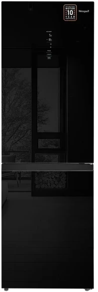 Холодильник Weissgauff WRK 185 Total NoFrost Inverter Black Glass 2-хкамерн. черный инвертер Холодильник Weissgauff WRK 185 Total NoFrost Inverter Black Glass 2-хкамерн. черный инвертер