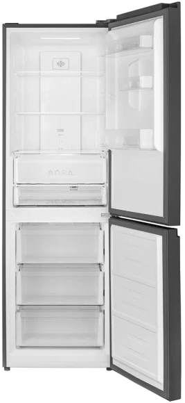 Холодильник Weissgauff WRK 185 Total NoFrost Inverter Black Glass 2-хкамерн. черный инвертер Холодильник Weissgauff WRK 185 Total NoFrost Inverter Black Glass 2-хкамерн. черный инвертер