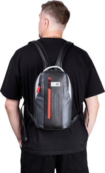 Рюкзак Piquadro Urban CA6801UB00/GRN серый/черный кожа