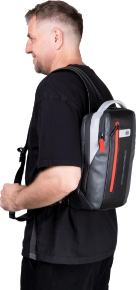 Рюкзак Piquadro Urban CA6801UB00/GRN серый/черный кожа