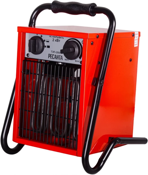 Тепловая пушка электрическая Ресанта ТЭП-2000 2000Вт красный