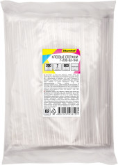 Cтержни клеев. для клеев.пист. Silwerhof 7-200-62-TRA дл.200мм D7мм прозрачный упак:62шт Cтержни клеев. для клеев.пист. Silwerhof 7-200-62-TRA дл.200мм D7мм прозрачный упак:62шт