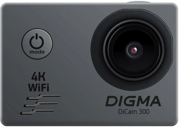 Экшн-камера Digma DiCam 300 серый Экшн-камера Digma DiCam 300 серый
