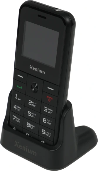 Мобильный телефон Xenium X718 черный моноблок 2Sim 1.77" 128x160 Spreadtrum ThreadX RTOS 0.3Mpix GSM900/1800 MP3 FM microSD max32Gb