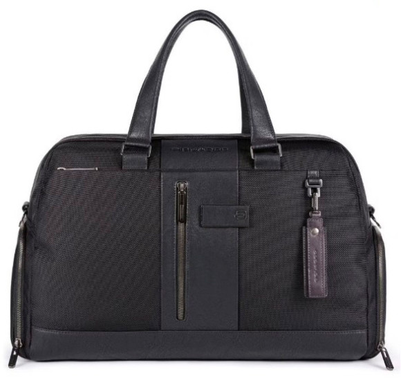 Сумка дорожная Piquadro Brief2 BV4447BR2/N черный нейлон/натур.кожа