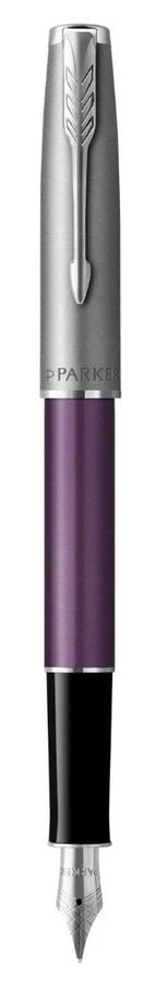 Ручка перьев. Parker Sonnet Essentials SB F545 (CW2169366) LaqViolet CT F сталь нержавеющая подар.кор. Ручка перьев. Parker Sonnet Essentials SB F545 (CW2169366) LaqViolet CT F сталь нержавеющая подар.кор.