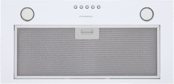 Вытяжка встраиваемая Maunfeld Crosby Power 50 белый управление: кнопочное (1 мотор)