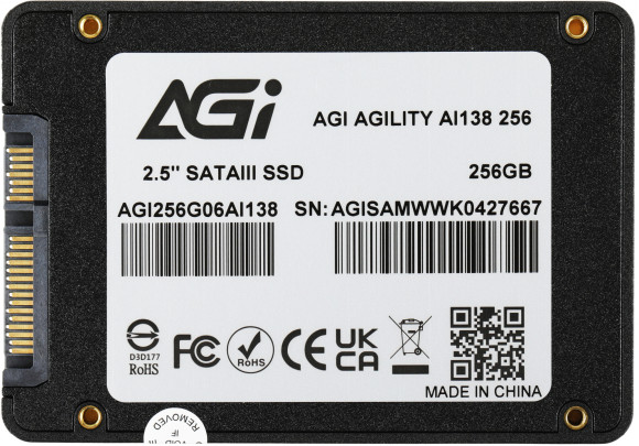 Накопитель SSD AGi SATA-III 256GB AGI256G06AI138-CB AI138 2.5" Накопитель SSD AGi SATA-III 256GB AGI256G06AI138-CB AI138 2.5"