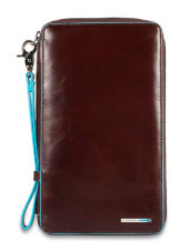 Мультипортмоне Piquadro Blue Square PP3246B2/MO коричневый натур.кожа