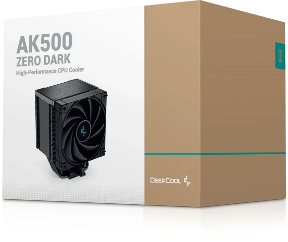 Устройство охлаждения(кулер) Deepcool AK500 Zero Dark Soc-AM5/AM4/1200/1700/1851 черный 4-pin 25.9-31.5dB Al+Cu 240W 1040gr Ret (R-AK500-BKNNMT-G-1) Устройство охлаждения(кулер) Deepcool AK500 Zero Dark Soc-AM5/AM4/1200/1700/1851 черный 4-pin 25.9-31.5dB Al+Cu 240W 1040gr Ret (R-AK500-BKNNMT-G-1)