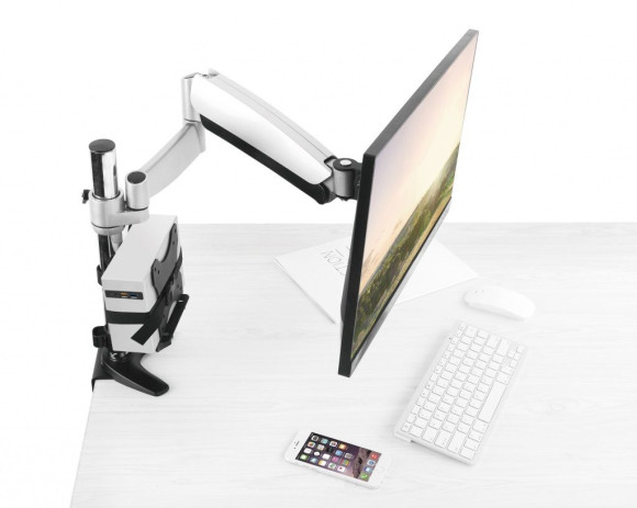 Коробка для мониторов Onkron A3N черный 17"-27" макс.5кг настенный