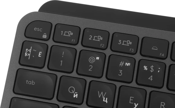Клавиатура Logitech MX Keys Mini темно-серый/черный USB беспроводная BT/Radio LED (920-010617)