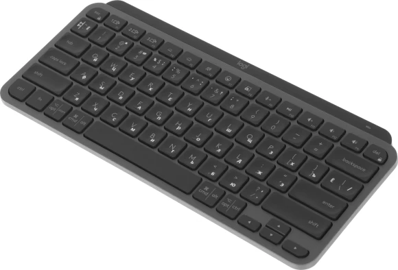 Клавиатура Logitech MX Keys Mini темно-серый/черный USB беспроводная BT/Radio LED (920-010617)