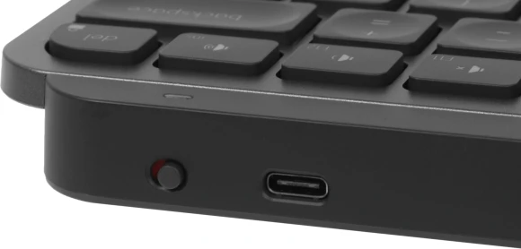 Клавиатура Logitech MX Keys Mini темно-серый/черный USB беспроводная BT/Radio LED (920-010617)