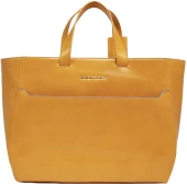 Сумка дорожная Piquadro Brief2 BV6305BR2/BLU синяя нейлон/натур.кожа