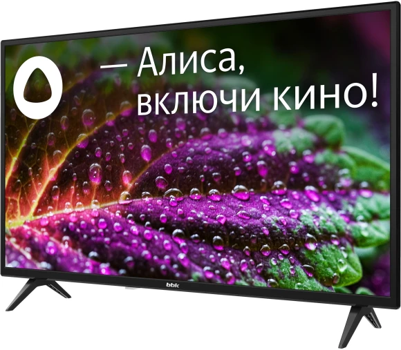 Телевизор LED BBK 32" 32LEX-7249/TS2C (B) Яндекс.ТВ черный HD 60Hz DVB-T2 DVB-C DVB-S2 USB WiFi Smart TV (RUS)