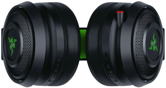 Наушники с микрофоном Razer Nari Ultimate черный/зеленый мониторные Radio оголовье (RZ04-02910100-R3M1)