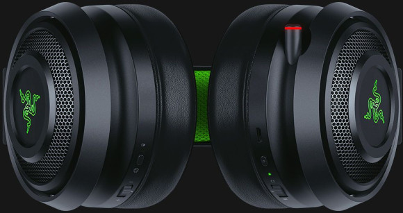 Наушники с микрофоном Razer Nari Ultimate черный/зеленый мониторные Radio оголовье (RZ04-02910100-R3M1)