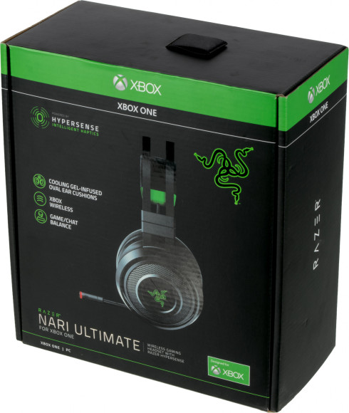 Наушники с микрофоном Razer Nari Ultimate черный/зеленый мониторные Radio оголовье (RZ04-02910100-R3M1)