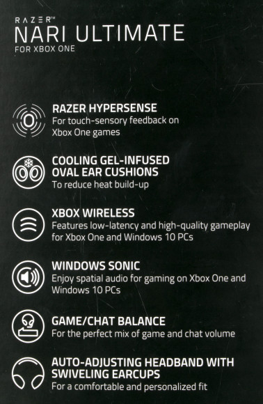 Наушники с микрофоном Razer Nari Ultimate черный/зеленый мониторные Radio оголовье (RZ04-02910100-R3M1)
