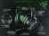 Наушники с микрофоном Razer Nari Ultimate черный/зеленый мониторные Radio оголовье (RZ04-02910100-R3M1)