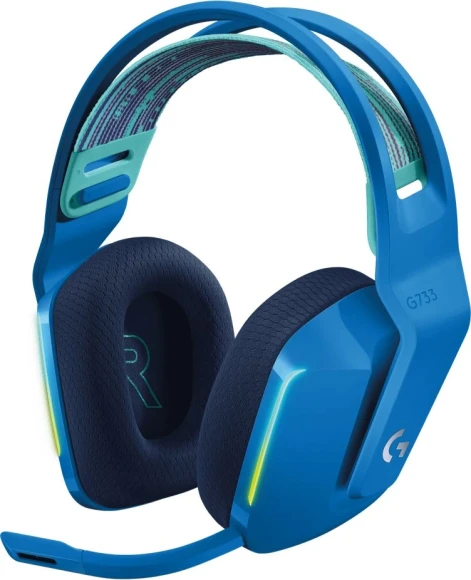 Наушники с микрофоном Logitech G733 Lightspeed синий накладные Radio оголовье (981-000943)