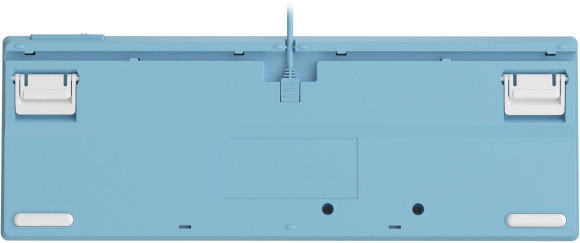 Клавиатура A4Tech FS300 механическая белый/синий USB for gamer LED (FS300 PANDA SNOWBOARDING) кабель 1.8м