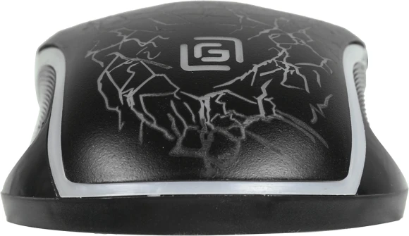 Мышь Оклик 395M SHADOW черный оптическая 1500dpi USB для ноутбука 3but (1102286)