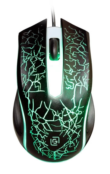 Мышь Оклик 395M SHADOW черный оптическая 1500dpi USB для ноутбука 3but (1102286)