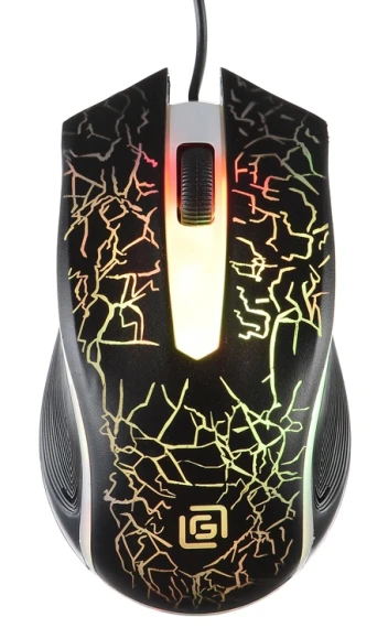 Мышь Оклик 395M SHADOW черный оптическая 1500dpi USB для ноутбука 3but (1102286)