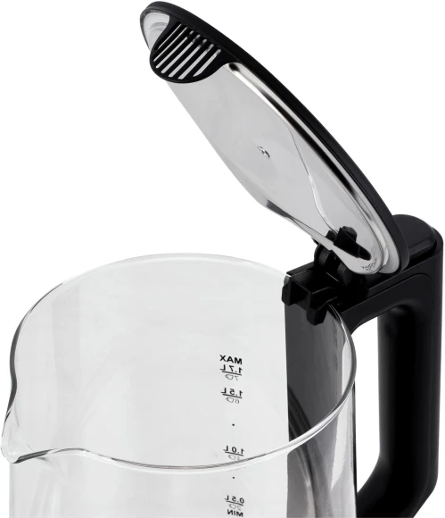 Чайник электрический Hyundai HYK-G8808 1.7л. 2200Вт черный/серебристый корпус: стекло Чайник электрический Hyundai HYK-G8808 1.7л. 2200Вт черный/серебристый корпус: стекло