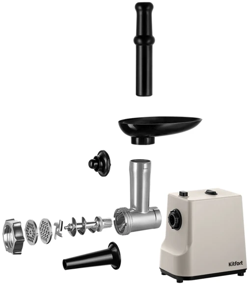 Мясорубка Kitfort КТ-2126 250Вт серый/черный Мясорубка Kitfort КТ-2126 250Вт серый/черный