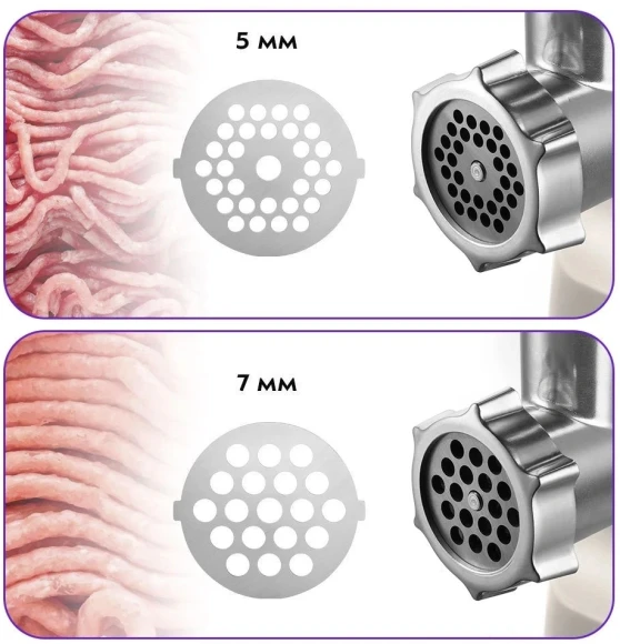 Мясорубка Kitfort КТ-2126 250Вт серый/черный Мясорубка Kitfort КТ-2126 250Вт серый/черный