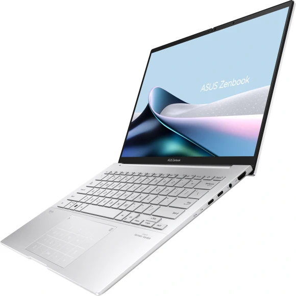 Ноутбук Asus Zenbook 14 OLED UX3405MA-QD1017 Core Ultra 9 185H 32Gb SSD512Gb Intel Arc 14" OLED FHD+ (1920x1200) без ОС silver WiFi BT Cam Bag (90NB11R2-M01UC0)