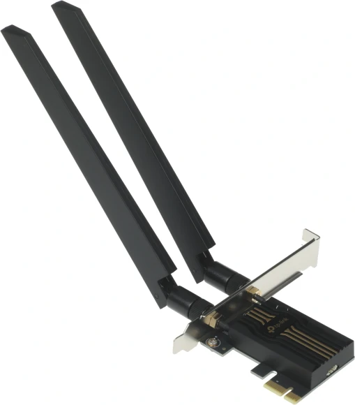 Сетевой адаптер Wi-Fi + Bluetooth TP-Link Archer TBE552E BE9300 PCI (ант.внеш.съем) 2ант.