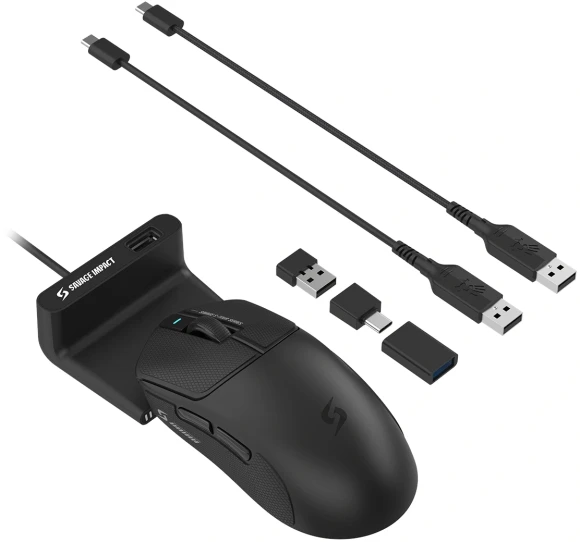 Мышь A4Tech Bloody SG5 черный оптическая 30000dpi беспров. USB/USB-C 5but