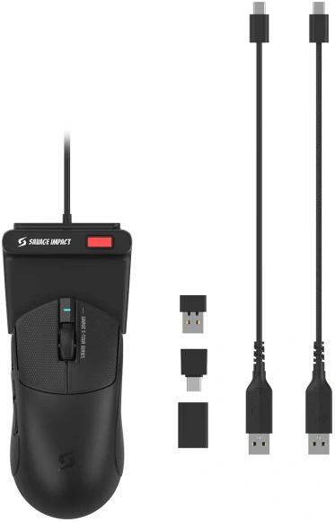 Мышь A4Tech Bloody SG5 черный оптическая 30000dpi беспров. USB/USB-C 5but