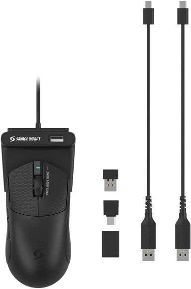 Мышь A4Tech Bloody SG5 черный оптическая 30000dpi беспров. USB/USB-C 5but