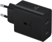 Сетевое зар./устр. Samsung EP-T5020X 50W 3A (PD) 2xUSB type-C для Samsung черный (EP-T5020XBEGEU)